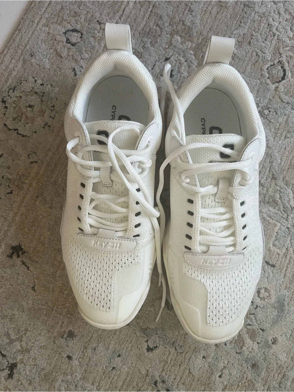 Women's White Athletic Sneakers – Lightweight Support